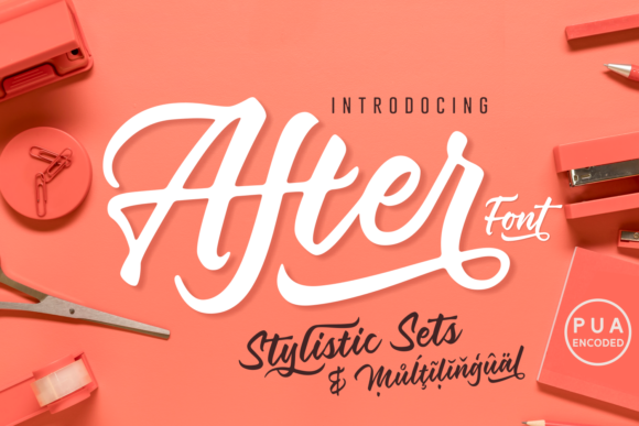 After: A Bold Handwritten Font for Web Design