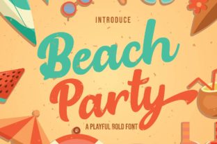 Beach Party: The Perfect Script Font for Digital Marketing