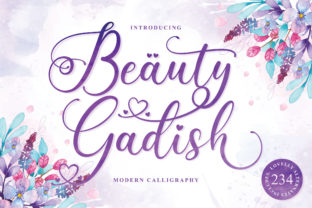 Beauty Gadish: A Premium Script Font for Campaigns