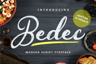 Bedec: A Bold Handwritten Font for Small Business Branding