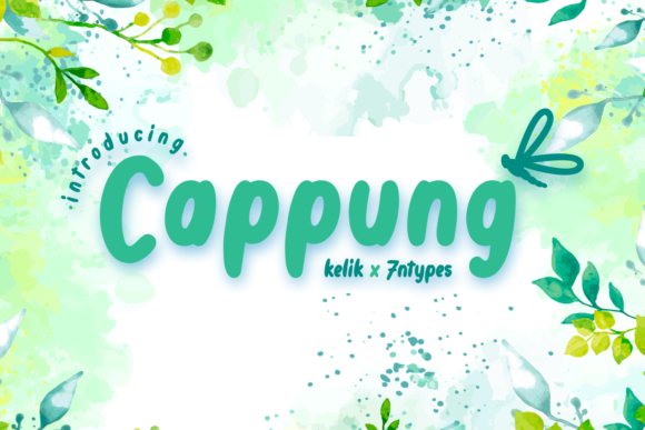 Cappung: A Chunky Handwritten Font for Modern Web Design