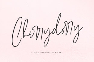 Cherrydorry: The Elegant Handwritten Font for Crafters