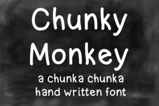 Chunky Money: A Cheerful Hand Lettered Font for Makers
