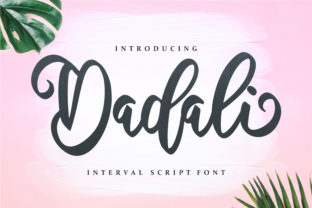 Dadali: A Modern Script Font for Bold Branding