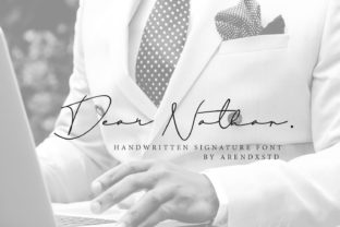 Dear Nathan: A Sophisticated Handwritten Font for Branding