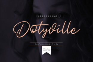 Dotyville: A Bold Handwritten Font for Makers