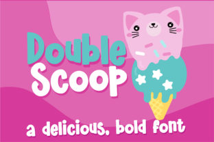 Double Scoop: A Handwritten Font for Web Design