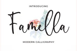 Famella: A Modern Calligraphy Font for Makers