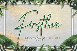 Firstlove: A Charming Script Font for Makers