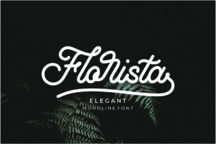 Florista: A Botanical Script Font for Editorial Design
