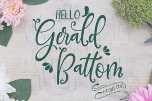 Gerald Battom: A Script Font for Campaigns