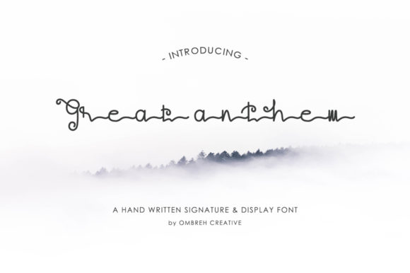 Great Anthem: A Handwritten Font for Authentic Branding