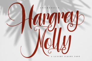 Hargrey Molly: A Modern Script Font for Your Brand