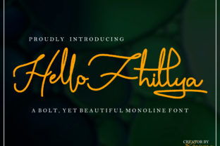 Hello Fhillya: The Bold Script Font for Campaigns