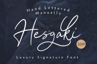 Hesgaki: A Bold Handwritten Font for Small Business Branding