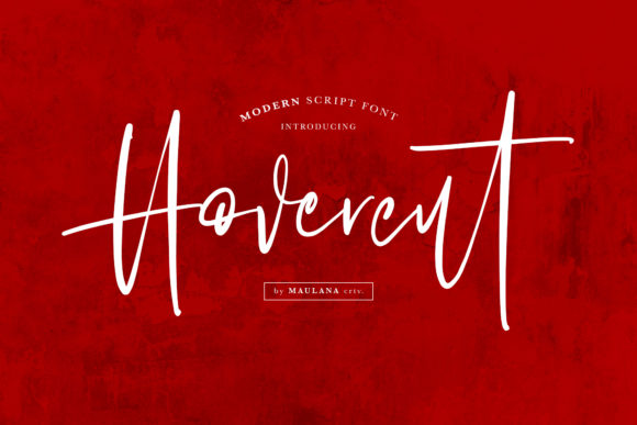Hovercut: A Playful Script Font for Web Design