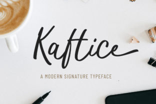 Kaftice: A Modern Handwritten Font for Brand Identity