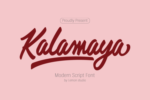 Kalamaya: A Script Font for Marketers