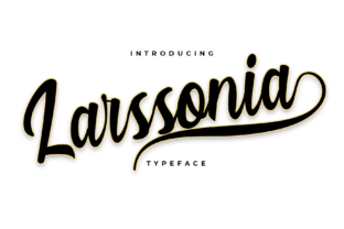 Larssonia: An Elegant Script Font for Makers
