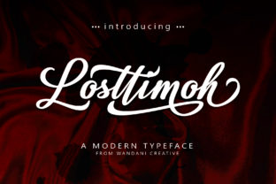 Losttimoh: A Mysterious Handwritten Font for Crafters
