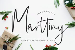 Marttiny: A Charming Script Font for Crafters