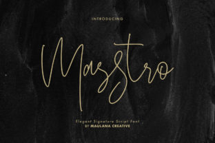 Masstro: A Timeless Script Font for Crafters