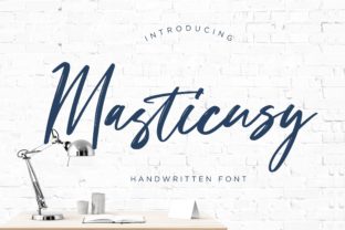Masticusy: The Premium Script Font for Branding
