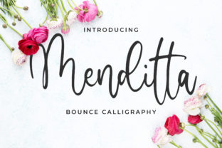 Menditta: A Romantic Script Font for Crafters