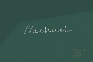 Michael: A Modern Script Font for Web Design