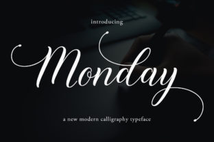 Monday: A Charming Script Font for Your Brand