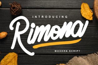 Rimona: A Sweet Script Font for Modern Web Design