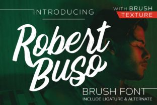 Robert Buso: A Modern Script Font for Web Design