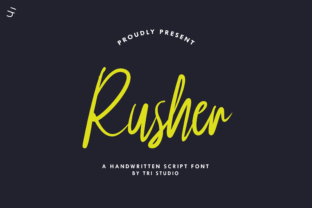 Rusher Font: A Raw Script for Modern Web Design