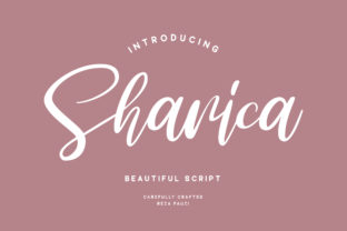 Sharica: A Fresh Bouncy Script Font for Branding