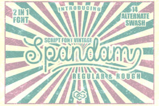 Spandam: A Friendly Vintage Script Font for Your Brand