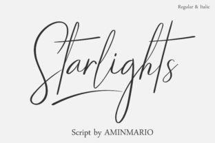 Starlights: A Premium Script Font for Web Design