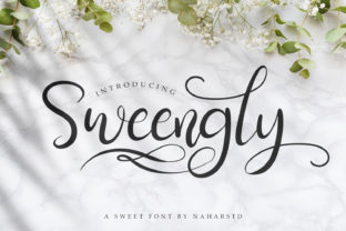 Sweengly: A Playful Script Font for Campaigns