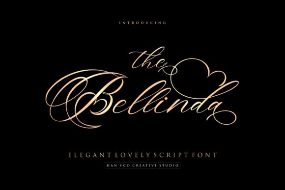 The Bellinda: A Luxurious Script Font for Branding