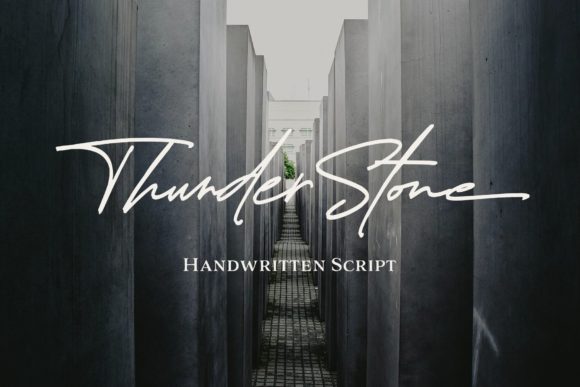 Thunder Stone: A Premium Script Font for Editorial Design
