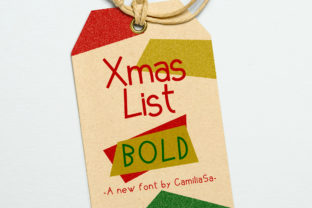 Xmas List Bold: A Festive Script Font for Editors