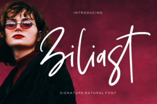 Ziliast: A Sophisticated Script Font for Editorial Design